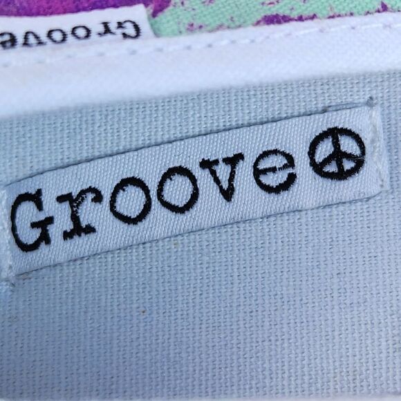 📷☔️🩵Groove Fuchsia & Mint Leopard Print Shoes Size 8 - Picture 5 of 5